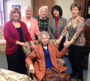 Georgina Arendacs, Maureen Topf, Maggie Blakeley, Eileen Burchell, Patty Upton  