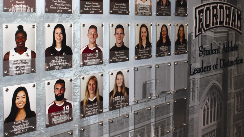 Fordham Athletics Leadership Academy Honors Leaders of Distinction and Merit Fordham Athletics Leadership Academy Honors Leaders of Distinction