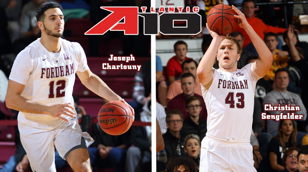 Joseph Chartouny and Christian Sengfelder named to 2017 Atlantic 10 All-Academic Team