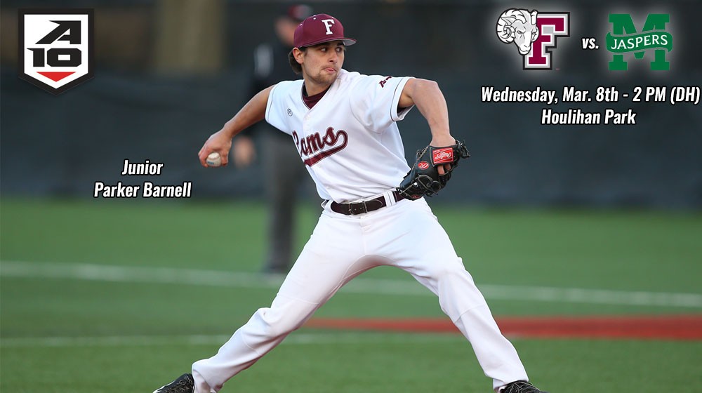 Baseball Hosts Home Opener on Wednesday with Doubleheader vs. Manhattan Fordham Men's Baseball