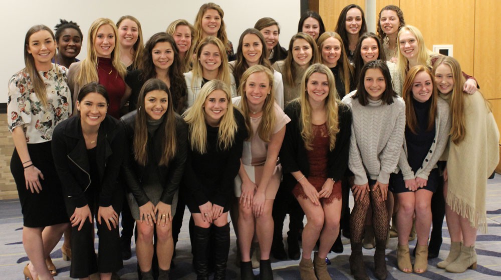 Women's Soccer annual awards banquet