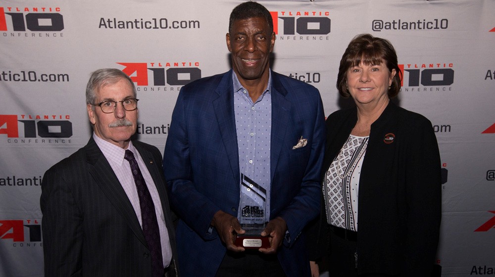 Fordham University men’s basketball standout and Athletic Hall of Famer Darryl Brown, FCRH ’75