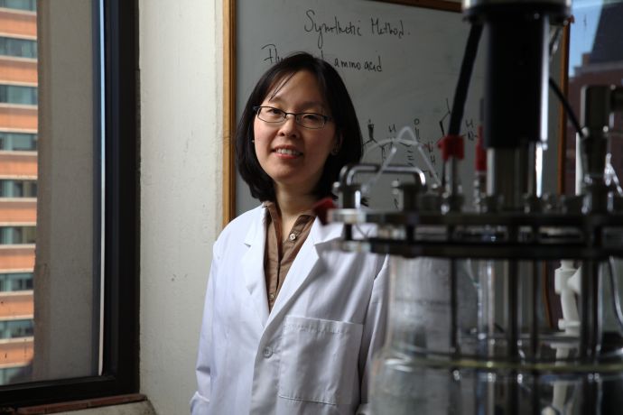 Jin Kim Montclare, Ph.D., graduated from Fordham with a B.S. in Chemistry in 1997.