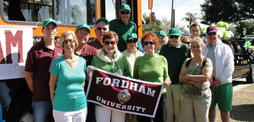 Naples Alumni Chapter at the St. Patrick's Day Parade