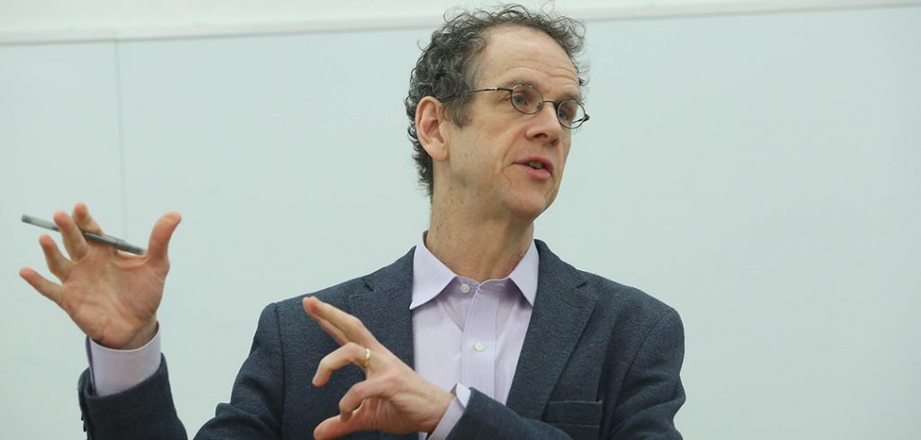 David Cole, National Legal Director of the ACLU, speaking at Fordham School of Law