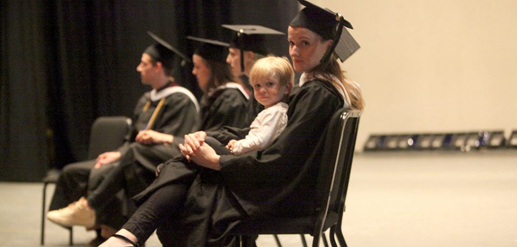 Abi Stafford, with son Colin. 