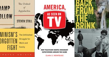 Composite image of the covers of five nonfiction books by Fordham alumni and faculty
