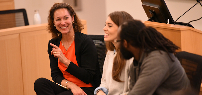 Emily Bazelon speaks at Fordham Law