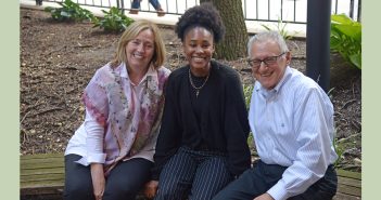 In Toppeta Scholarship Fund, a Family Legacy and Family-Like Bonds Debra and Bill Toppeta with Gianna McGrath