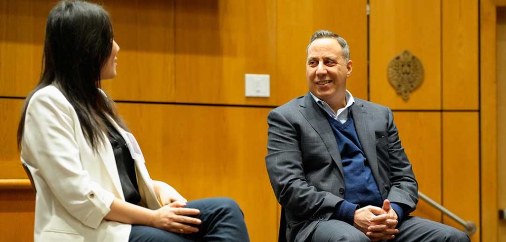 Jie Ren and Peter Zangari at Fordham