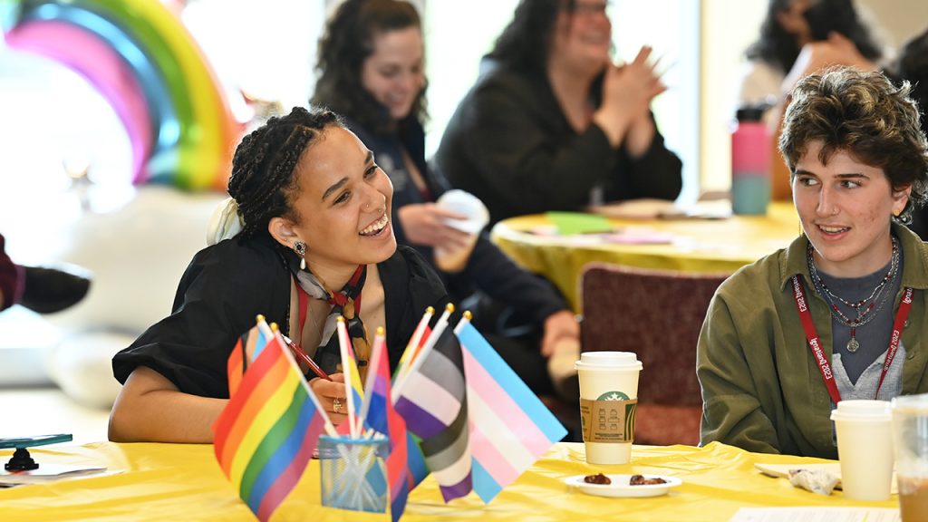 LGBTQ Student Wellbeing Fund: 6 Opportunities for Connection, Support, and Creativity Students at the Ignatian Q conference at Fordham in spring 2023