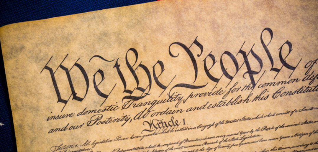 Stock image of The U.S. Constitution