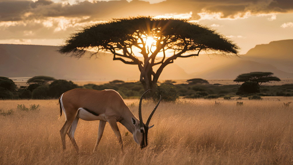 4 Clues That God Wants Us to Save the Planet An African landscape with an antelope in the foreground