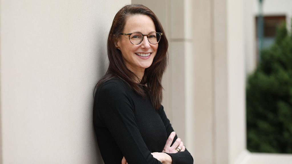 Danielle Citron Is Fighting for Our Cyber Civil Rights Danielle Citron poses with arms folded.