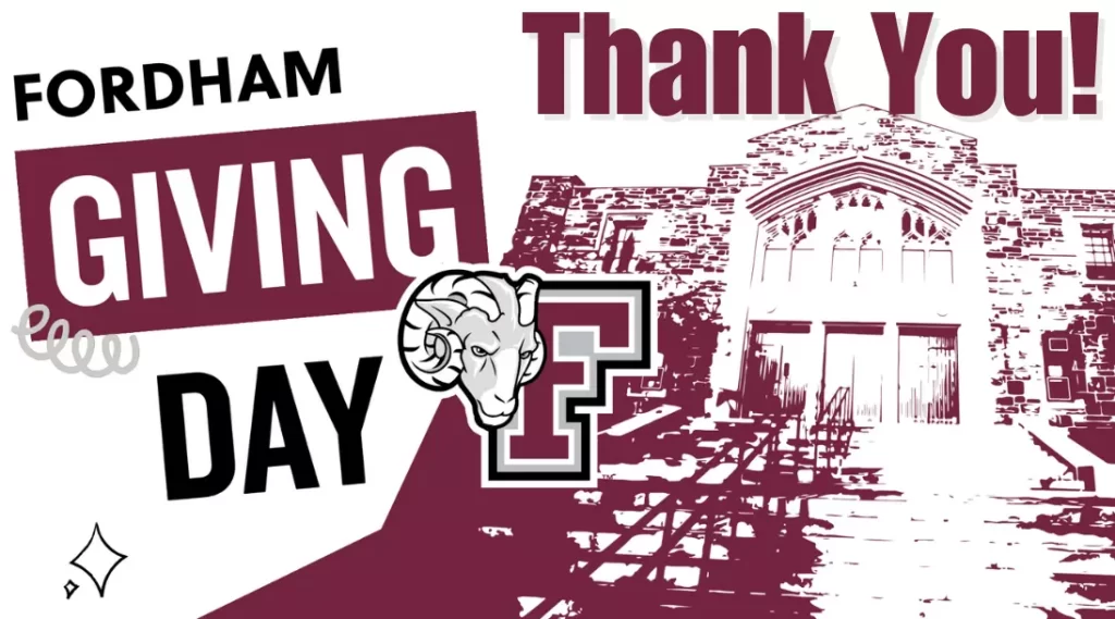 Fordham Giving Day Thank you