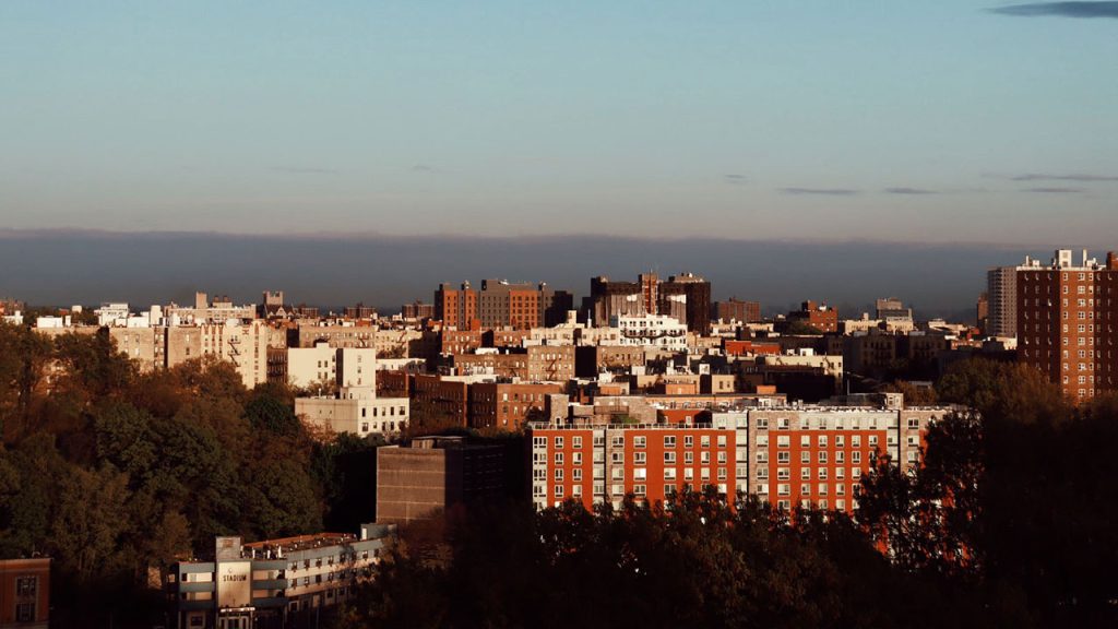 Skyline view Highbridge, Bronx