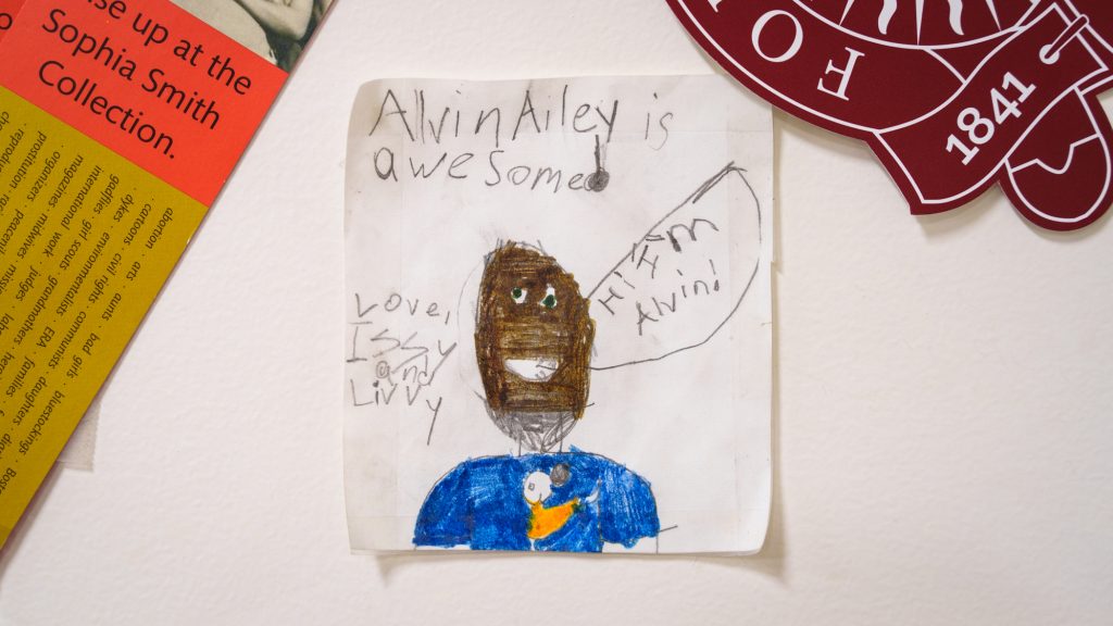 A cartoon of Alvin Ailey